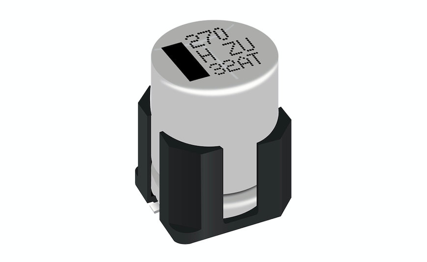 New polymer hybrid capacitors offer superior ripple current handling, largest capacitance, and lowest ESR values